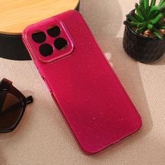 Zastitna maska (futrola) Sparkle Dust - Huawei Honor X8b bordo.