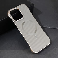 Zastitna maska (futrola) Magsafe Carbon - iPhone 16 Pro Max 6.9 siva.