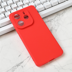 Zastitna maska (futrola) Silikon Pro Camera - Xiaomi Redmi Note 14 5G crvena.