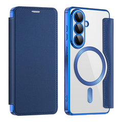 Zastitna maska (futrola) Magsafe Lux na preklop (bi fold) - Samsung S941 Galaxy S26 plava.