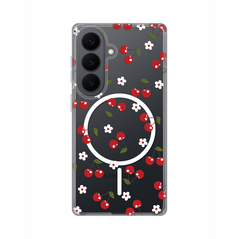Zastitna maska (futrola) print Magsafe - Samsung S941 Galaxy S26 Cute Cherries.