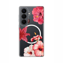 Zastitna maska (futrola) print Magsafe - Samsung S941 Galaxy S26 Hibiscus.
