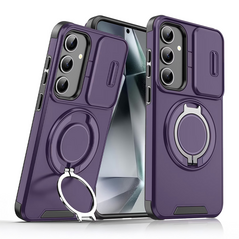 Zastitna maska (futrola) CamShield Ring stand - Samsung S941 Galaxy S26 ljubicasta.