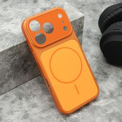 Zastitna maska (futrola) DEFINE MagSafe - iPhone 17 Pro narandzasta (MS).