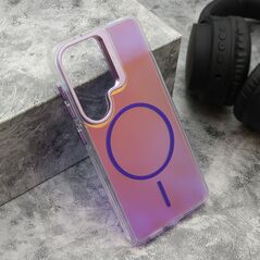 Zastitna maska (futrola) GLOW LOOK MagSafe - Samsung S941 Galaxy S26 5G ljubicasta (MS).