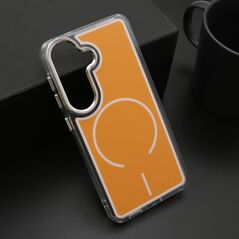 Zastitna maska (futrola) CLASSIC LOOK MagSafe - Samsung S941 Galaxy S26 5G narandzasta (MS).