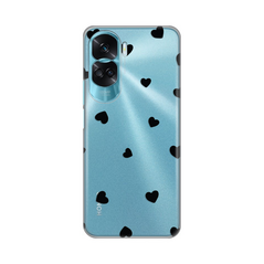 Zastitna ultra tanka (skin) maska / futrola PRINT - Huawei Honor 90 Lite Hearts.