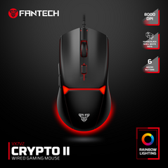 Mis Gaming Fantech VX7V2 Crypto II crni.