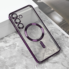 Zastitna maska (futrola) Magsafe Lux - Samsung S731B Galaxy S25 FE ljubicasta.