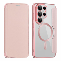 Zastitna maska (futrola) Magsafe Lux na preklop (bi fold) - Samsung S948 Galaxy S26 Ultra roze.