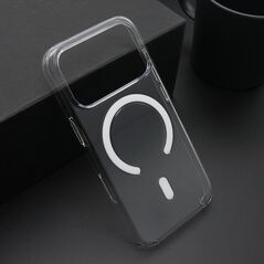 Zastitna maska (futrola) AMBER CLEAR MagSafe - iPhone 17 Pro providna (MS).