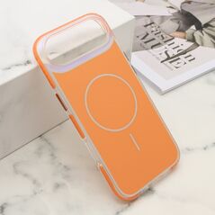 Zastitna maska (futrola) AMBER RING MagSafe - iPhone 17 Air narandzasta (MS).