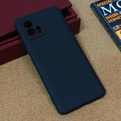 Zastitna silikonska maska (futrola) Ultra Thin - Motorola Moto G72 mat crna.