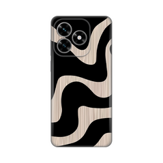 Zastitna ultra tanka (skin) maska / futrola PRINT - Huawei Honor X5c Plus crni Flow.