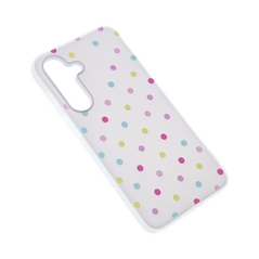 Zastitna maska (futrola) Dotty Pop - Samsung S731B Galaxy S25 Fe bela.