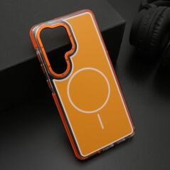 Zastitna maska (futrola) BUSINESS LOOK MagSafe - Samsung S948 Galaxy S26 Ultra 5G narandzasta (MS).