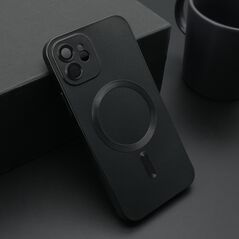 Zastitna maska (futrola) ELEGANT MAGSAFE - iPhone 12 crna (MS).