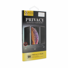 Staklena folija (zastitno kaljeno staklo) za ekran Privacy 2.5D full glue - iPhone 12/12 Pro 6.1 crna.
