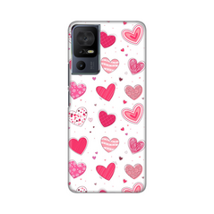 Zastitna ultra tanka (skin) maska / futrola PRINT - A1 Alpha Eco Pink Hearts.