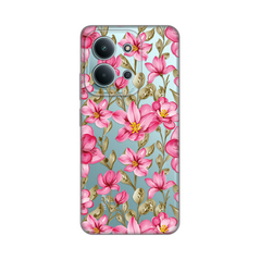 Zastitna silikonska maska (futrola) PRINT - Xiaomi Redmi 15C 4G Magnolia.