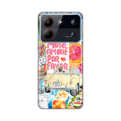 Zastitna silikonska maska (futrola) PRINT - ZTE Blade A54 More Amore.
