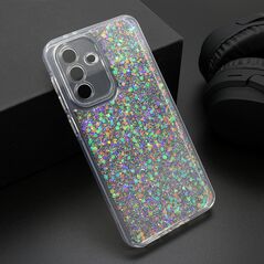 Zastitna maska (futrola) CRYSTAL GLOW - Samsung A376 Galaxy A37 5G srebrna (MS).
