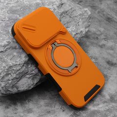 Zastitna maska (futrola) DEFENDER CAMSHIELD - iPhone 17 Pro narandzasta (MS).