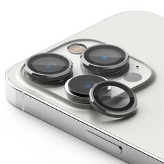 Folija - zastitu kamere RING za iPhone 15 Pro (6.1)/iPhone 15 Pro Max (6.7) siva (MS).