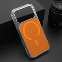 Zastitna maska (futrola) AMBER COLOR MagSafe - iPhone 17 Pro narandzasta (MS).