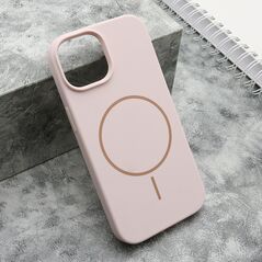 Zastitna maska (futrola) FLEX MagSafe - iPhone 15 roze (MS).