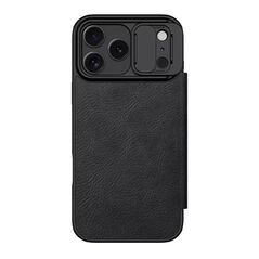 Zastitna maska (futrola) NILLKIN QIN Pro - iPhone 17 Pro Max (6.9) crna (MS).