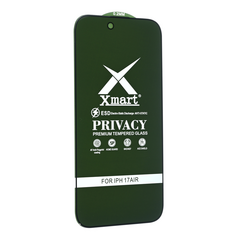 Staklena folija (zastitno kaljeno staklo) za ekran X mart 9D Privacy - iPhone 17 Air.