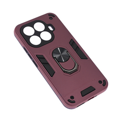 Zastitna maska (futrola) Hard Ring - Xiaomi 15T Pro bordo.