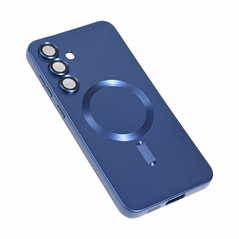 Zastitna maska (futrola) Magsafe Chrome - Samsung S731B Galaxy S25 FE tamno plava.