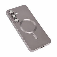 Zastitna maska (futrola) Magsafe Chrome - Samsung S731B Galaxy S25 FE siva.