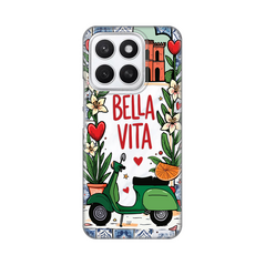 Zastitna ultra tanka (skin) maska / futrola PRINT - Huawei Honor X8c Bella Vita.