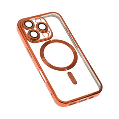 Zastitna maska (futrola) Magsafe Lux - iPhone 16 Pro narandzasta.