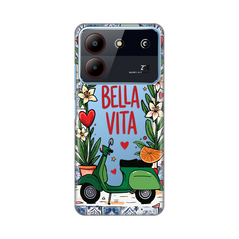 Zastitna ultra tanka (skin) maska / futrola PRINT - ZTE Blade A54 Bella Vita.