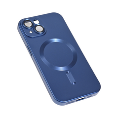 Zastitna maska (futrola) Magsafe Chrome - iPhone 13 tamno plava.