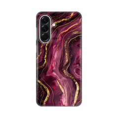 Zastitna silikonska maska (futrola) PRINT - Samsung A566 Galaxy A56 5G Burgundy.