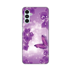 Zastitna silikonska maska (futrola) PRINT - Samsung A136 Galaxy A13 5G/A047 Galaxy A04s Butterfly And Flowers.