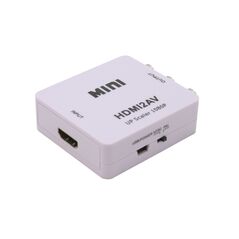 Adapter HDMI na AV beli MINI (MS).