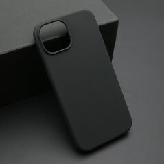 Zastitna ultra tanka (skin) maska / futrola KOLOR - iPhone 15 crna (MS).