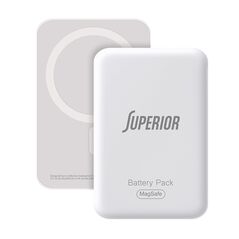 Univerzalna Back Up Baterija MagSafe Superior 15W 5000 mAh beli (MS).