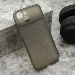 Zastitna maska (futrola) AIR STRIPE - iPhone 15 crna (MS).