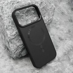 Zastitna maska (futrola) CARBON MagSafe - iphone 17 Pro Max (6.9) crna (big camera) (MS).