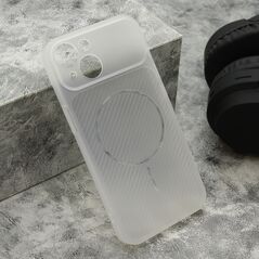 Zastitna maska (futrola) AIR STRIPE - iPhone 15 bela (MS).