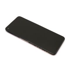 LCD displej (ekran) - Realme 8i + Touch screen + okvir crni APLONG ORG (MS).