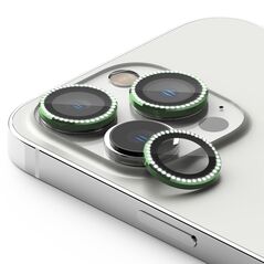 stita - kameru DIAMOND iPhone 15 Pro (6.1)/iPhone 15 Pro Max (6.7) zelena (MS).