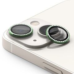 stita - kameru DIAMOND iPhone 15 (6.1)/iPhone 15 Plus (6.7) zelena (MS).